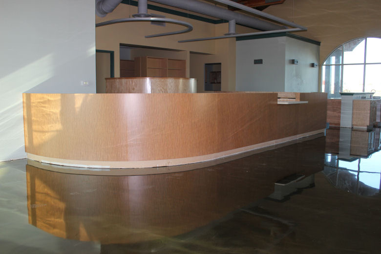 Additional cabinetry and casework built for a veterinary clinic